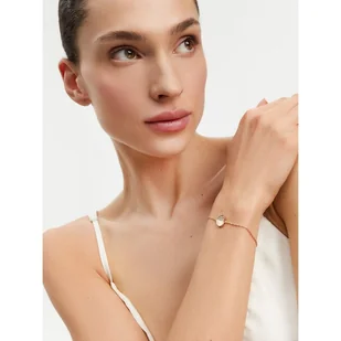 Bransoletka Guess Lovely Guess JUBB03 036JW Żółte złocenie - Bransoletki - miniaturka - grafika 1