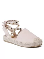 Espadryle damskie - Jenny Fairy Espadryle WSS20458-04 Beżowy - miniaturka - grafika 1