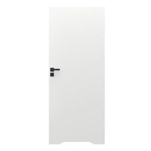 Skrzydło łazienkowe Vector T 90 prawe, białe, wypełnione płytą wiórową - Drzwi wewnętrzne - miniaturka - grafika 1
