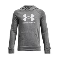 Bluzy dla chłopców - Under Armour Chłopięca bluza z kapturem Rival Fleece Big Logo - miniaturka - grafika 1