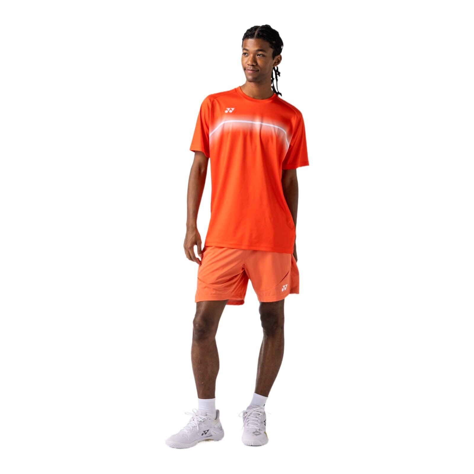 Koszulka męska Yonex T-Shirt 16859 Fresh Cyber Orange L