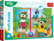 Puzzle - Trefl Puzzle 100el Zabawne Trefliki 16422 - miniaturka - grafika 1