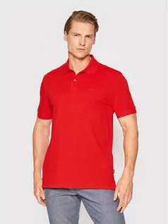 Koszulki męskie - Hugo Boss Polo Pallas 50468362 Czerwony Regular Fit - grafika 1