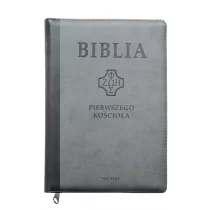 Biblia pierwszego Kościoła szara z paginatorami - Religia i religioznawstwo - miniaturka - grafika 1
