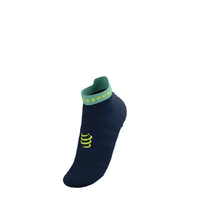 COMPRESSPORT Skarpetki do biegania PRORACING SOCKS V4 ULTRALIGHT RUN LOW blues/shell blue - Skarpetki sportowe męskie - miniaturka - grafika 9