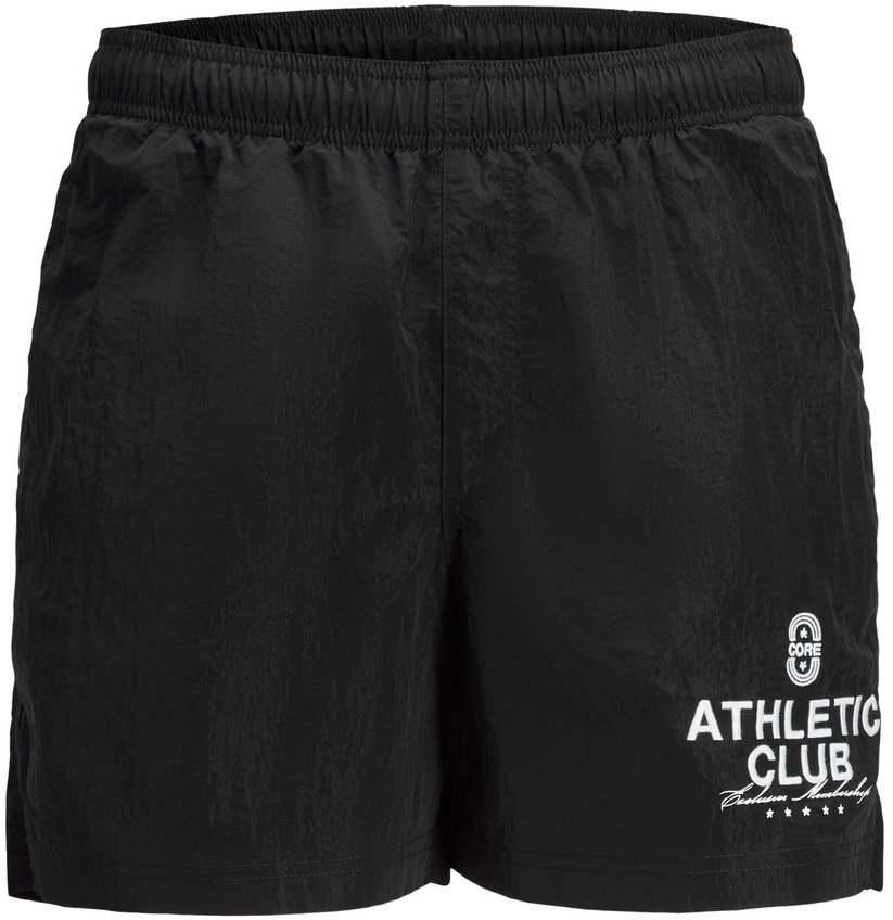 Jack&Jones szorty kąpielowe JPSTMAUI CRINKLE NYLON SWIM STYD SS25 12285513 BLACK/BRIGHT WHI S