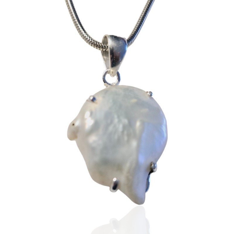 ankabizuteria.pl Zawieszka srebrna z naturalną perłą - wyjątkowa