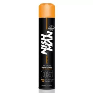 SPRAY do utrwalający włosów Nishman Ultra 05 400ml - Kosmetyki do stylizacji włosów - miniaturka - grafika 1