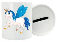 Skarbonki - SKARBONKA JEDNOROŻEC PREZENT Z IMIENIEM - miniaturka - grafika 1