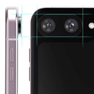 Szkło ochronne na aparat obiektyw do Samsung Galaxy Z Flip 5 nakładka Lens Full Camera Glass czarny - Części i akcesoria do laptopów - miniaturka - grafika 4