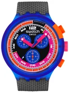 Zegarki męskie - Zegarek Swatch SB06N102 Neon Party To The Max 47mm - miniaturka - grafika 1