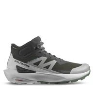 Buty trekkingowe męskie - Trekkingi Salomon Elixir Activ Mid Gore-Tex L47457000 Szary - miniaturka - grafika 1