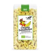 Chipsy - BIO PLANET seria BIOKĄSKI CHIPSY BANANOWE SŁODZONE BIO 150 g - miniaturka - grafika 1