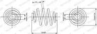 Sprężyny zawieszenia - Monroe Sprężyna zawieszenia SP3408 SP3408 - miniaturka - grafika 1