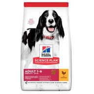 Mokra karma dla psów - Hills Science Plan Duże opakowanie Science Plan + karma mokra 6 x 370g gratis! Adult 16 Medium kurczak 14 kg + 6 x 370 g Adult kurczak - miniaturka - grafika 1