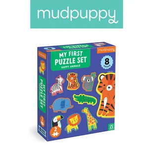 Mudpuppy, Pierwsze puzzle Szczęśliwe zwierzątka 2 elementy - Puzzle - miniaturka - grafika 1
