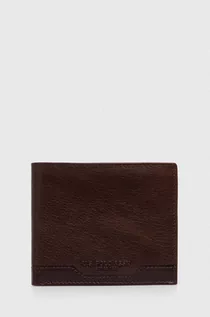 Portfele - U.S. Polo Assn. portfel skórzany męski kolor brązowy - grafika 1