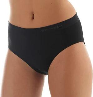 Brubeck Biodrówki damskie classic Comfort Wool czarne r. XL (HI10080) - Bielizna sportowa damska - miniaturka - grafika 1