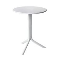 Stoły ogrodowe - Nardi Stół ogrodowy Step Bianco 60,5 cm - miniaturka - grafika 1