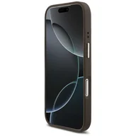 Portfele - Etui Guess 4G z portfelem Magsafe do iPhone 17 Pro brązowy - miniaturka - grafika 1