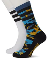 Skarpetki damskie - adidas Skarpety Camo Crew, wielobarwny, S - miniaturka - grafika 1