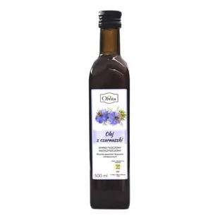Olvita Olej z czarnuszki zimnotłoczony 500 ml PL) 7E13-956C5 - Olej spożywczy - miniaturka - grafika 1