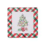 Obrusy i serwetki - Podkładki zestaw 6 szt 10 x 10 cm Klasyka świąt - miniaturka - grafika 1