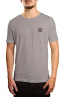 Koszulki męskie - Green Fish Męski T-shirt DE-GF-TS-004088, szary, XL - miniaturka - grafika 1