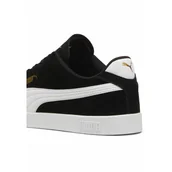 Buty trekkingowe męskie - Sneakersy zamszowe unisex PUMA Club II PUMA Black White Gold - miniaturka - grafika 1