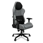 Fotele i krzesła biurowe - Fotel komputerowy biurowy YUMISU 2050 Magnetic Tkanina Cloud Black - miniaturka - grafika 1