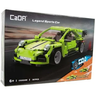 Cada Klocki samochód wyścigówka z napędem Pull-back 387 elementów - Klocki - miniaturka - grafika 1