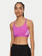 Koszulki i topy damskie - adidas Biustonosz sportowy Powerimpact Luxe Medium-Support Maternity IZ1871 Różowy Slim Fit - miniaturka - grafika 1