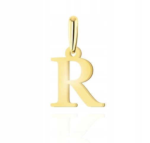 ZŁOTA ZAWIESZKA LITERKA R 333