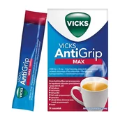 Przeziębienie i grypa - WICK-PHARMA Vicks AntiGrip MAX x 14 sasz z o smaku pomarańczowym - miniaturka - grafika 1