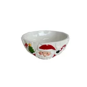 Miski i półmiski - Miseczka świąteczna dolomitowa Święty Mikołaj 400 ml - miniaturka - grafika 1