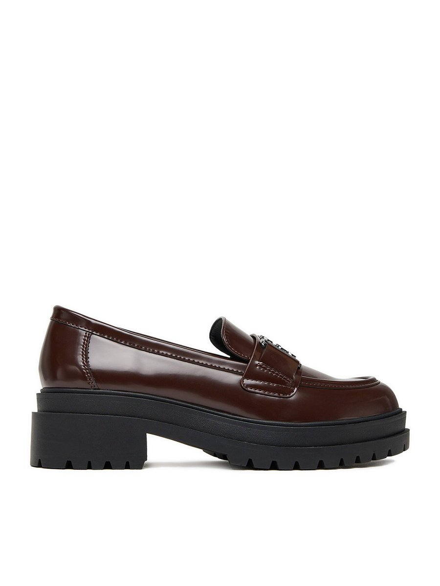 Nine West Loafersy Damskie Brązowy CEO-KARIMA-01 Brązowy