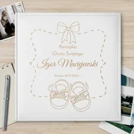 Albumy fotograficzne - Duży album na zdjęcia z grawerem dla chłopca na chrzest - miniaturka - grafika 1