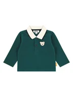 Kaftaniki dla niemowląt - Steiff Koszulka polo w kolorze zielonym - miniaturka - grafika 1