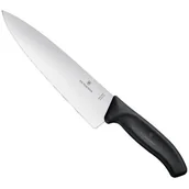 Akcesoria turystyczne - Victorinox Nóż kuchenny Swiss Classic Extra szerokości, nóż do krojenia czarna na Blister długość 20 cm, 6.8063.20b 6806320B - miniaturka - grafika 1
