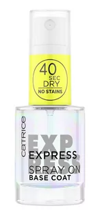 Catrice Express Spray On Base Coat - Ekspresowa baza pod lakier do paznokci - 10 ml - Lakiery do paznokci - miniaturka - grafika 1