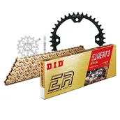 Części motocyklowe - Zestaw łańcuchów DID stal 520ERT2 / 98 zapięcie na klips do Yamaha YFZ Performance Race R X Special Bill Balance 450 ccm - miniaturka - grafika 1
