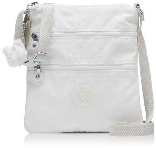 Kipling Keiko damska torba crossbody, torba crossbody, 1 sztuka, Czysty alabaster, 11.5''L x 6.5''H x 1.5''D