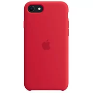 Etui i futerały do telefonów - Apple Apple iPhone SE Silicone Case PRODUCT RED MN6H3ZM/A - miniaturka - grafika 1