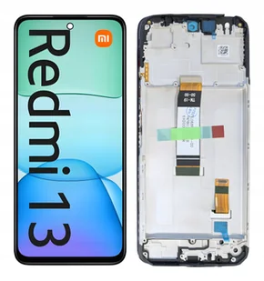 WYŚWIETLACZ EKRAN LCD DO XIAOMI REDMI 13 4G RAMKA - Części serwisowe do telefonów - miniaturka - grafika 1