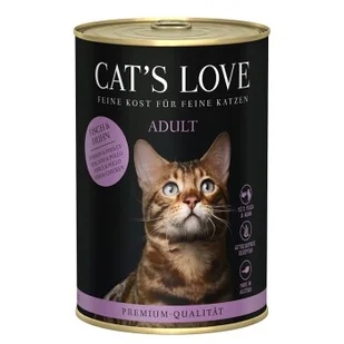 CAT'S LOVE mokra karma dla kota Adult Ryba i kurczak 6x400 g - Mokra karma dla kotów - miniaturka - grafika 1