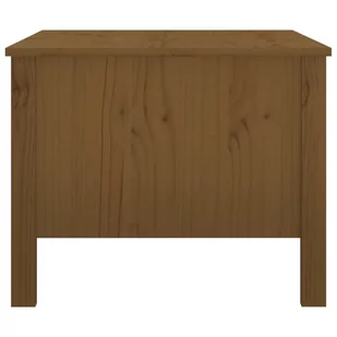 Lumarko Stolik kawowy, miodowy brąz, 100x50x40 cm, lite drewno sosnowe - Ławy i stoliki kawowe - miniaturka - grafika 8