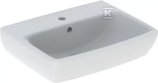 Umywalka kompaktowa Selnova Square B45 cm, H16 cm, T35 cm, z przelewem, z otworem na baterię - Umywalki - miniaturka - grafika 1