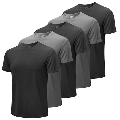 MEETWEE Męski T-Shirt Krótki Rękaw Letni Sport Tshirts Siłownia Fitness Mężczyźni Szybko suche Oddychająca Koszula Treningowa Funkcjonalna Koszula Sportowa