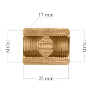 Przewody hamulcowe - Lacznik 12/1-12/1  148 - miniaturka - grafika 1