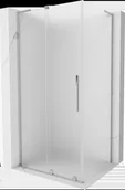 Kabiny prysznicowe - Mexen Velar L kabina prysznicowa rozsuwana 120x85 cm, szron, chrom - 871-120-085-33-01 - miniaturka - grafika 1